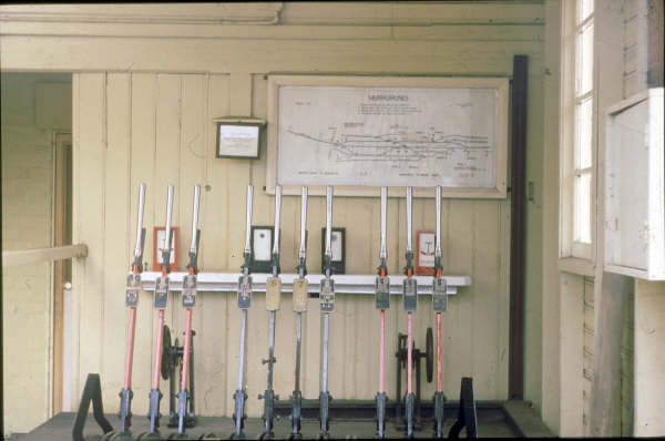 Murrurundi frame and diagram in 1983.