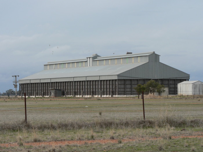 The large silo that dominated the location.