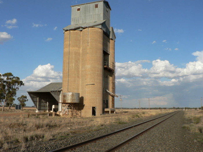 The view looking east through the location.