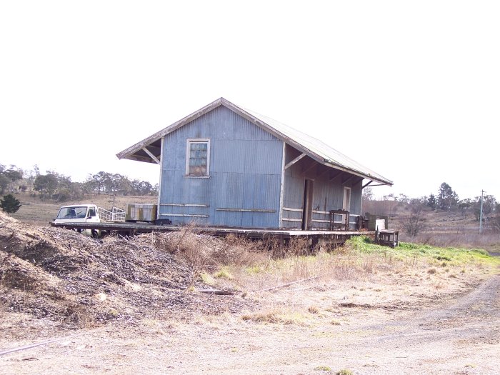 The goods shed, now used for storage purposes.