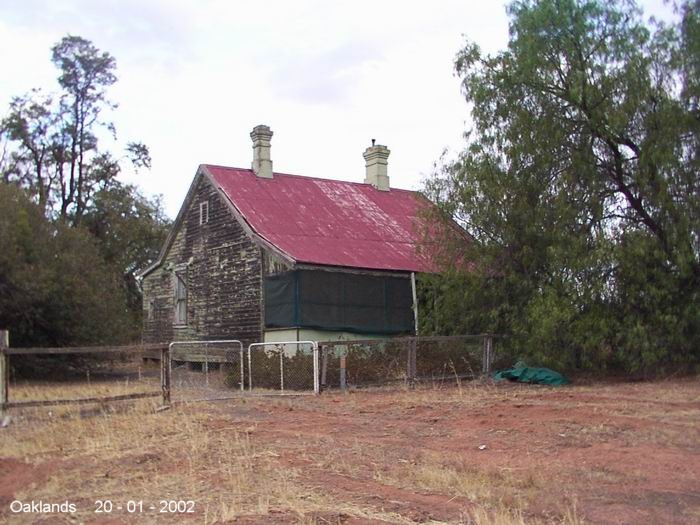 
The rear (railway) side of the stationmaster's house.
