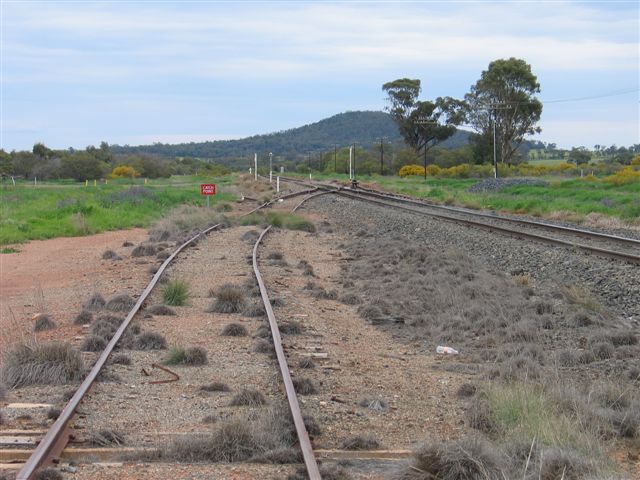 The view looking west towards roken Hill.