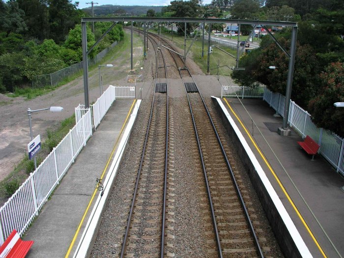 The view looking south towards Sydney.