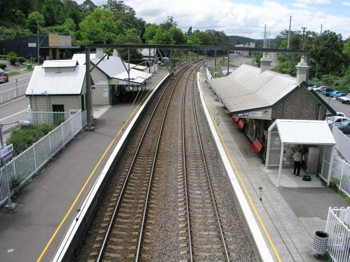 The view looking north towards Newcastle.