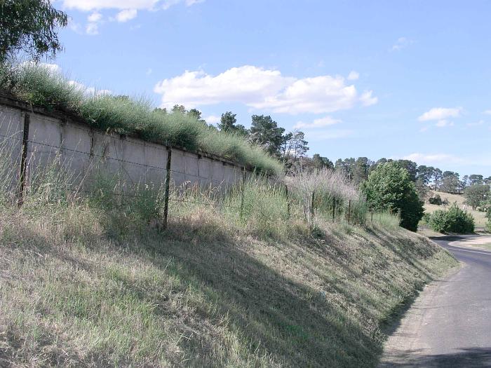 
The old loading bank, looking back towards Sydney.
