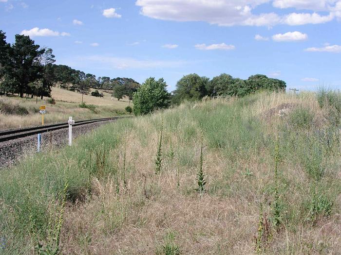 The location of the goods loop, looking in the up direction.
