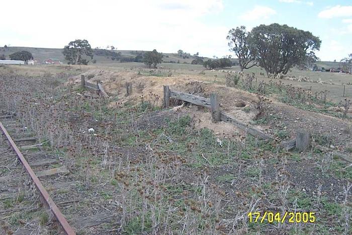 
A close-up of the remains of the loading bank.
