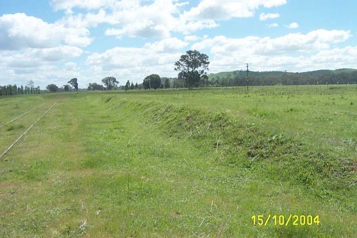 
A closer view of the remains of the loading bank.
