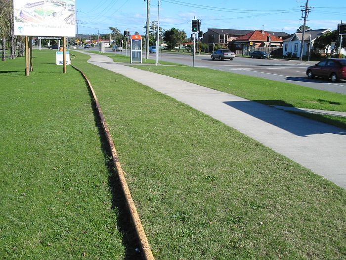 
A section of the rail has been preserved outside Marathon Stadium.
