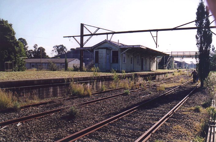 
Another view of the station, from track level.
