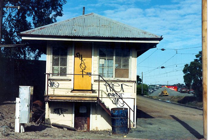 
The view of the signal box, looking towards Clyde.
