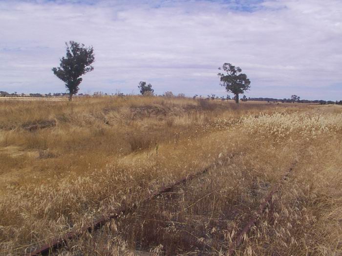 
The remains of the one-time loading bank.
