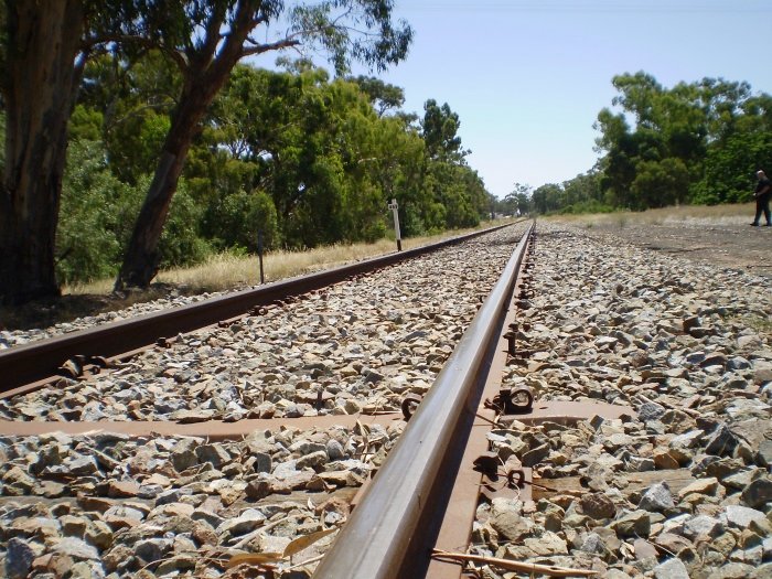 The view looking west.