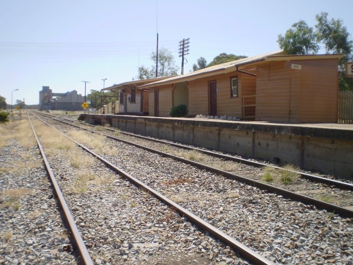 The view looking across to the station in a westerly direction.