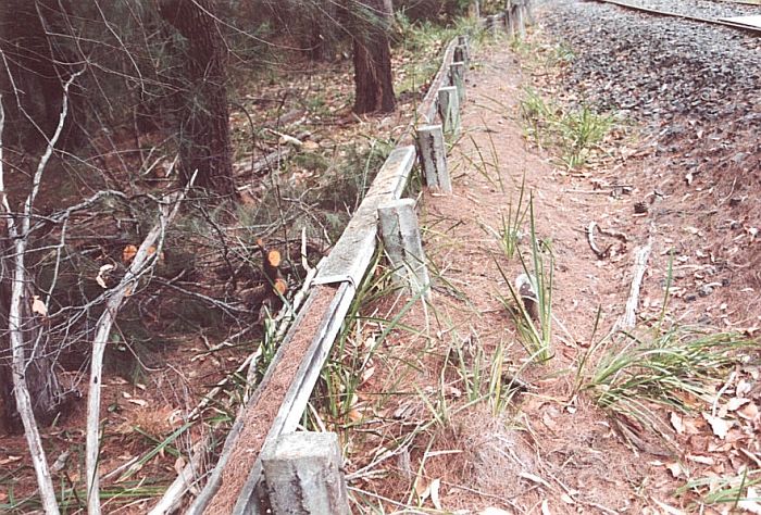 
A section of abandoned signal troughing near the terminus.
