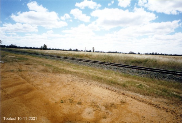 
The site of the one-time passenger platform.
