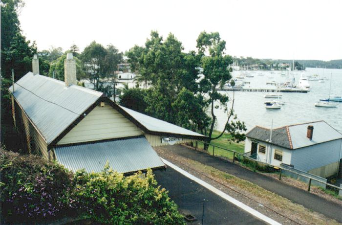 
The view looking down from station entrance.
