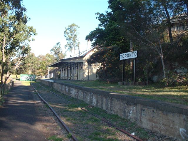 
The view looking towards the end of the line.
