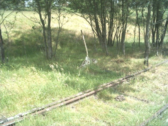 Another of the old lever frames in the yard.