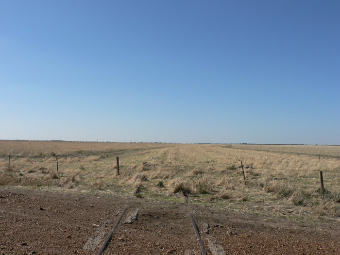 The view looking north towards Urana.