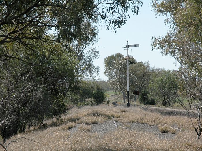 
The Down Home signal at the outskirts of the yard.
