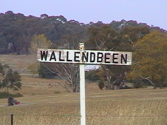 
The station name board.
