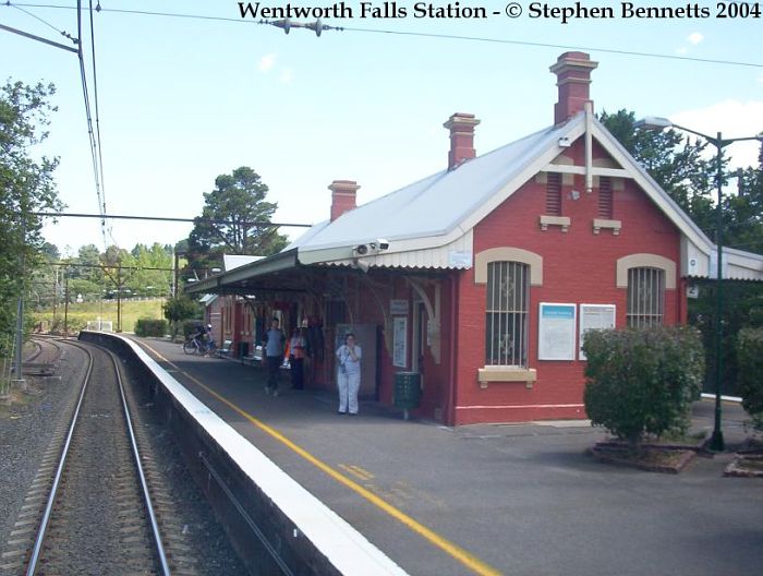 
The view looking east along platform 1.
