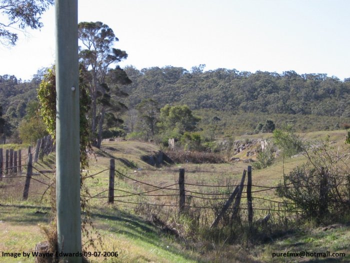 The view looking towards the coal loader.