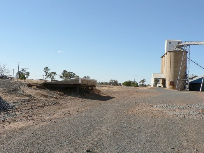 The rear of the loading bank.