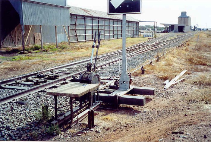 A view of the grain loop, looking towards Sydney.